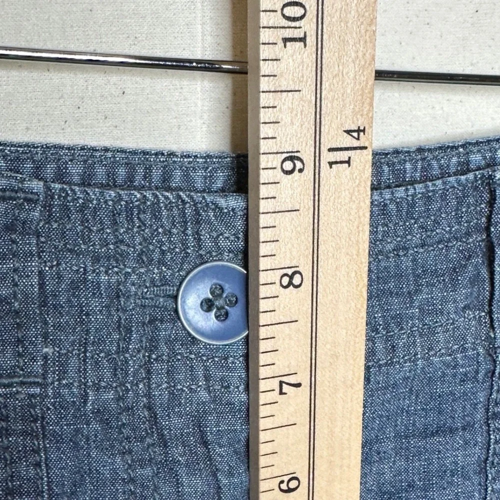 Loft Trouser Shorts size 2 Blue Denim_7
